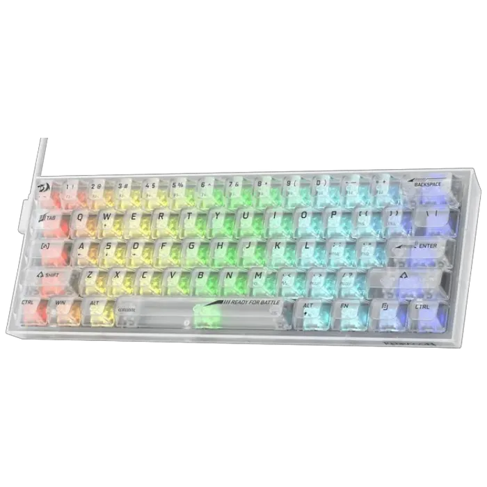 Bàn phím cơ Gaming Có Dây REDRAGON FIZZ K617CT/CTB-RGB